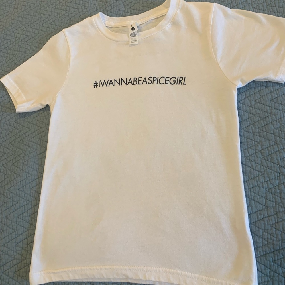 Spice Girls Limited Edition Gender Equality White Tee (xs youth)